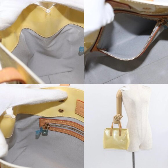 LOUIS VUITTON Monogram Vernis Reade PM Hand Bag Perle M91336 LV Auth ep12257 - Picture 16 of 16